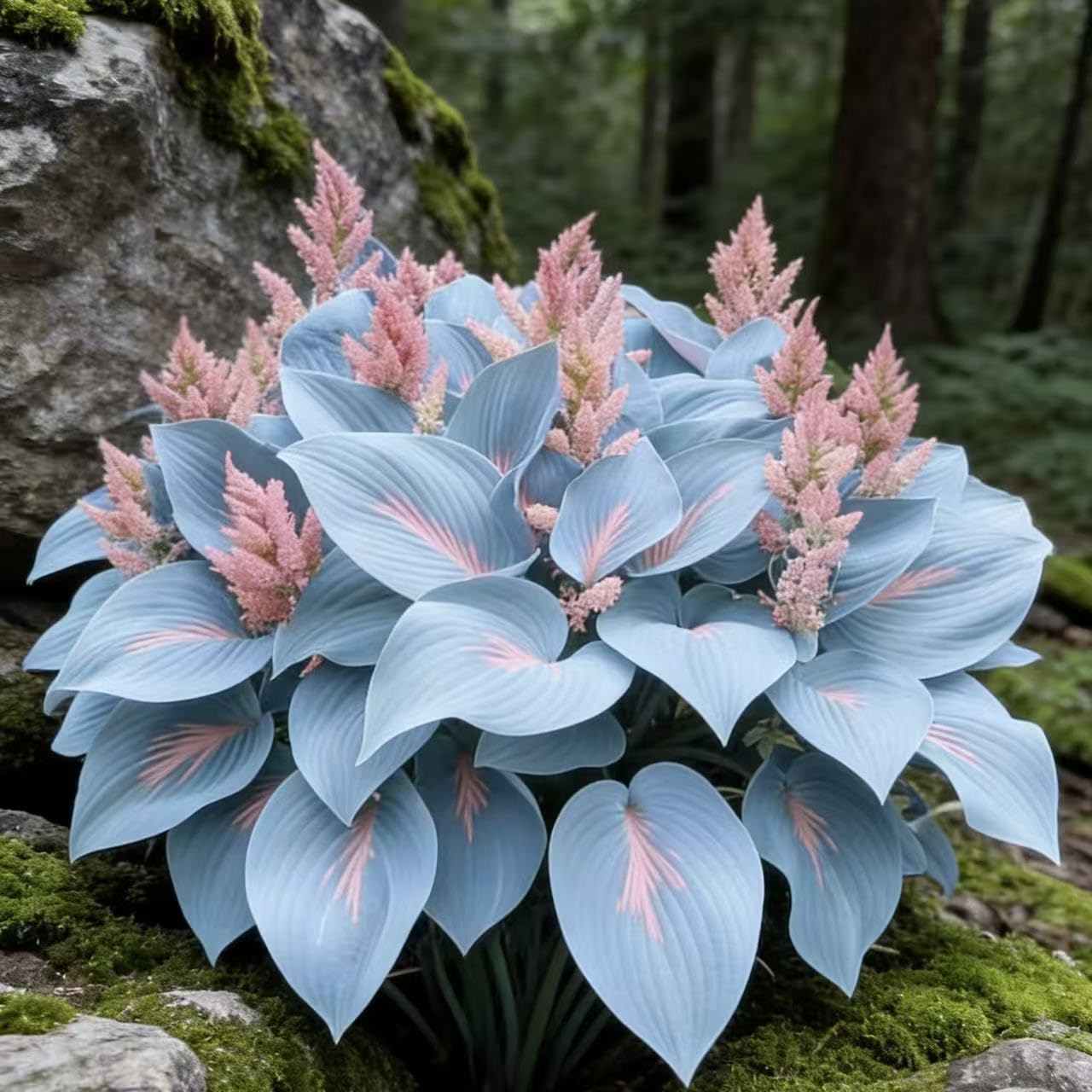 Hosta Seeds 200 or 400- Create a Lush Garden, Mottled Leaves and an Oasis of Easy-Grow Perennial Seeds. Used for Outdoor and Container Garden Planting. (White,200) — view 5