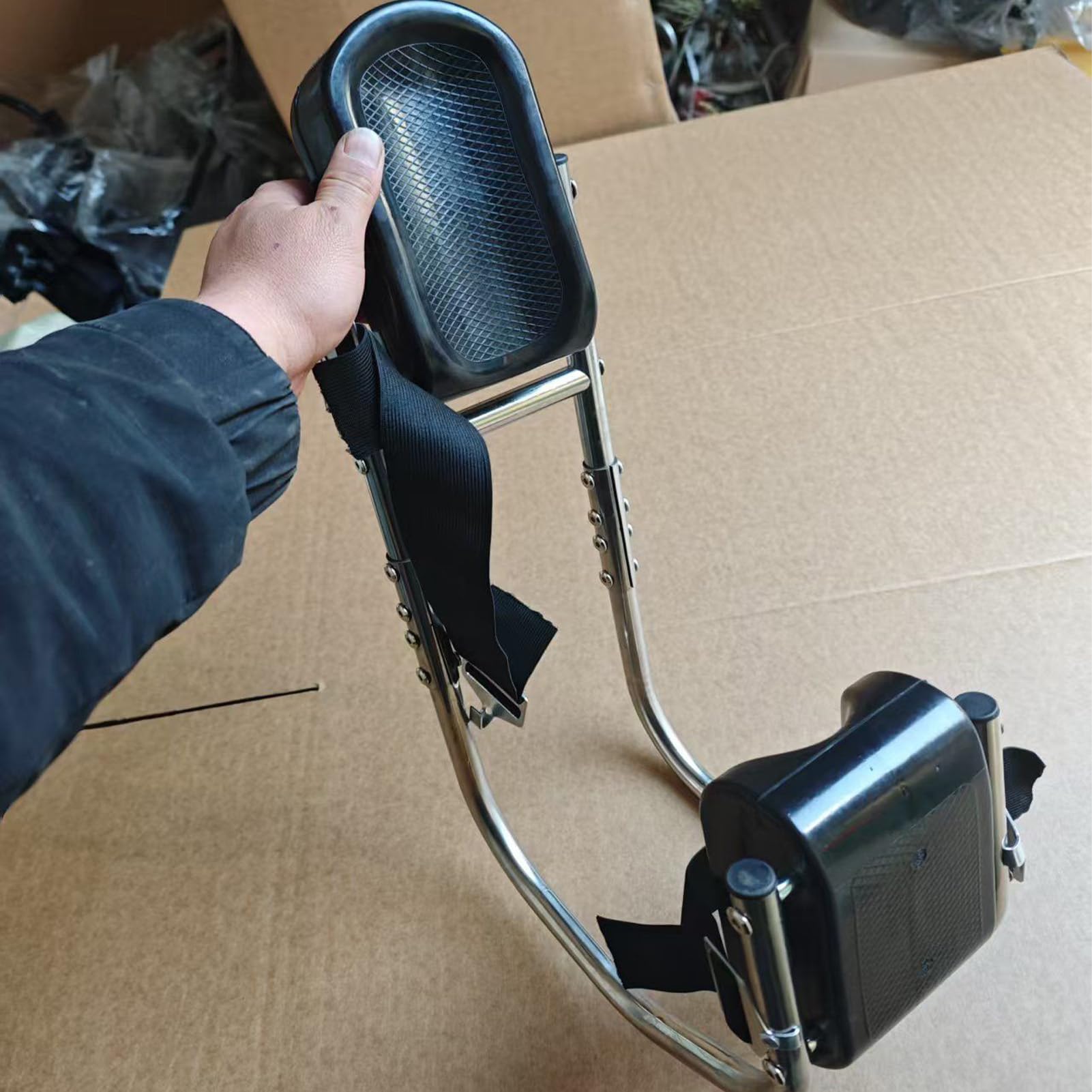 Dispositivo in ginocchio in muratore, sedile del ginocchio per il giardinaggio | Supporto alle gambe strap-on - Sede del ginocchio non slip rimovibile per la costruzione del giardinaggio