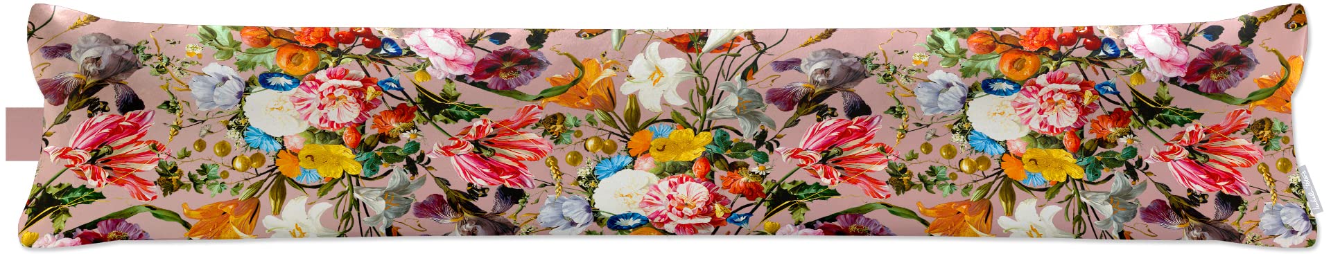 Izabela Peters Rosewater Izabela Peters® Luxurious Eco-Friendly Draught Excluder - Floral Dream - Standard - Window Door Seal, Fabric Draft Excluder Cushion Stopper For Door Bottom