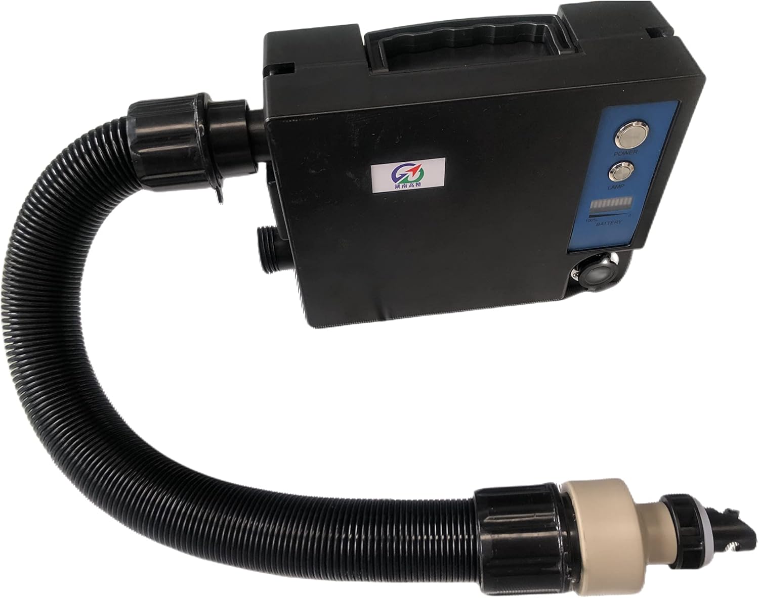 High Power Electric Inflation Pump, Electric Air Pump, DC24V,Air Cushion Bed Charging Pump, Portable Electric air Pump for Outdoor Rubber Boat,Vacuum Storage, with LED Lamp and 3 Nozzles