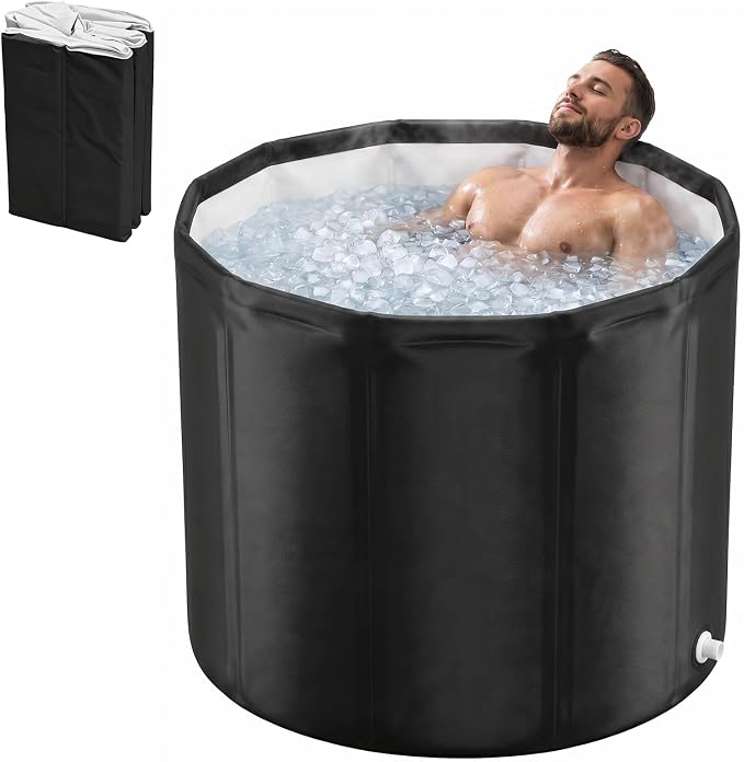 Portable Bathtub for Adult 31.5"x26"Foldablece Bath Tub for Shower Stall