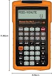 Calculated Industries 4088 Machinist Calc Pro 2 Advanced Machining Calculator | Speeds and Feeds, DOC, LOC and WOC for Materials and Tool settings | Machinists, Setters, Tool & Die Makers, Shop Owners