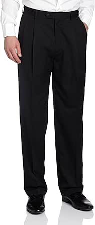 Pleated Pants George Big Tall Men's Pleated Cuffed Microfiber