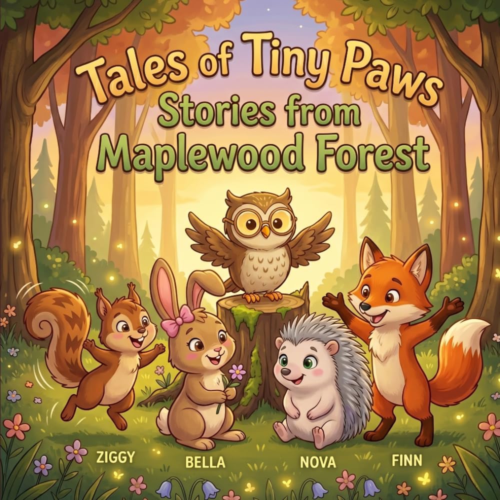 Tales of Tiny Paws: Stories from Maplewood Forest: 40 Warm Short Stories About Friendship, Kindness and Bravery for Kids Ages 5 and Up — With Lovable Animal Characters and Gentle Life Lessons