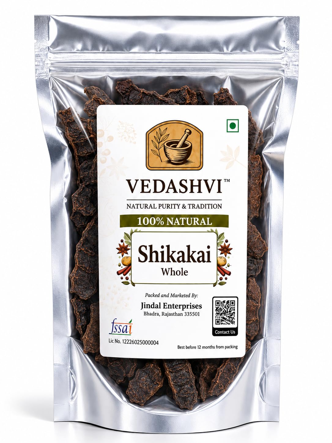 Shikakai Whole | Natural Acacia Concinna Pods | Traditional Hair Care Herb | Raw Shikakai for Hair Wash & DIY Hair Packs | No Added Preservatives, 100.0 Grams-image-29