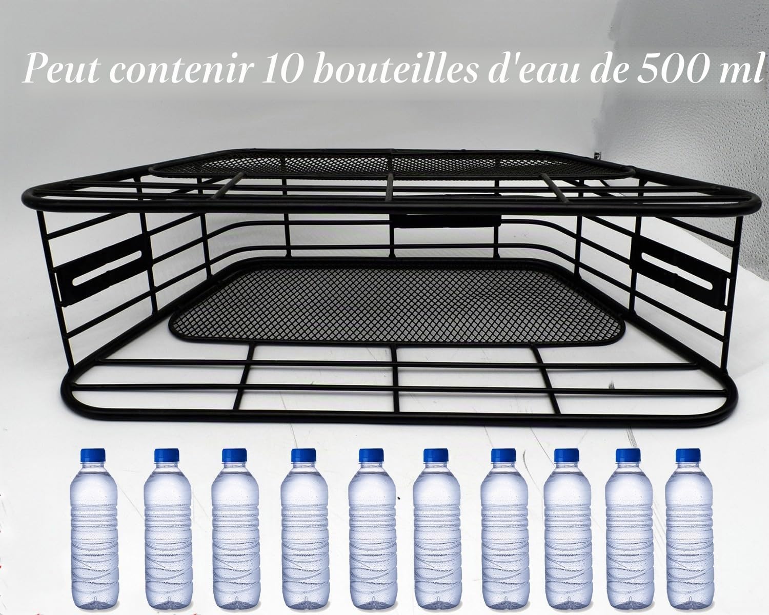 Compatible avec le porte-bagages Super73 Y1/S2 à panneau central, panier de rangement central en aluminium, installation facile, support de vélo électrique, accessoires pour le shopping, l'exercice