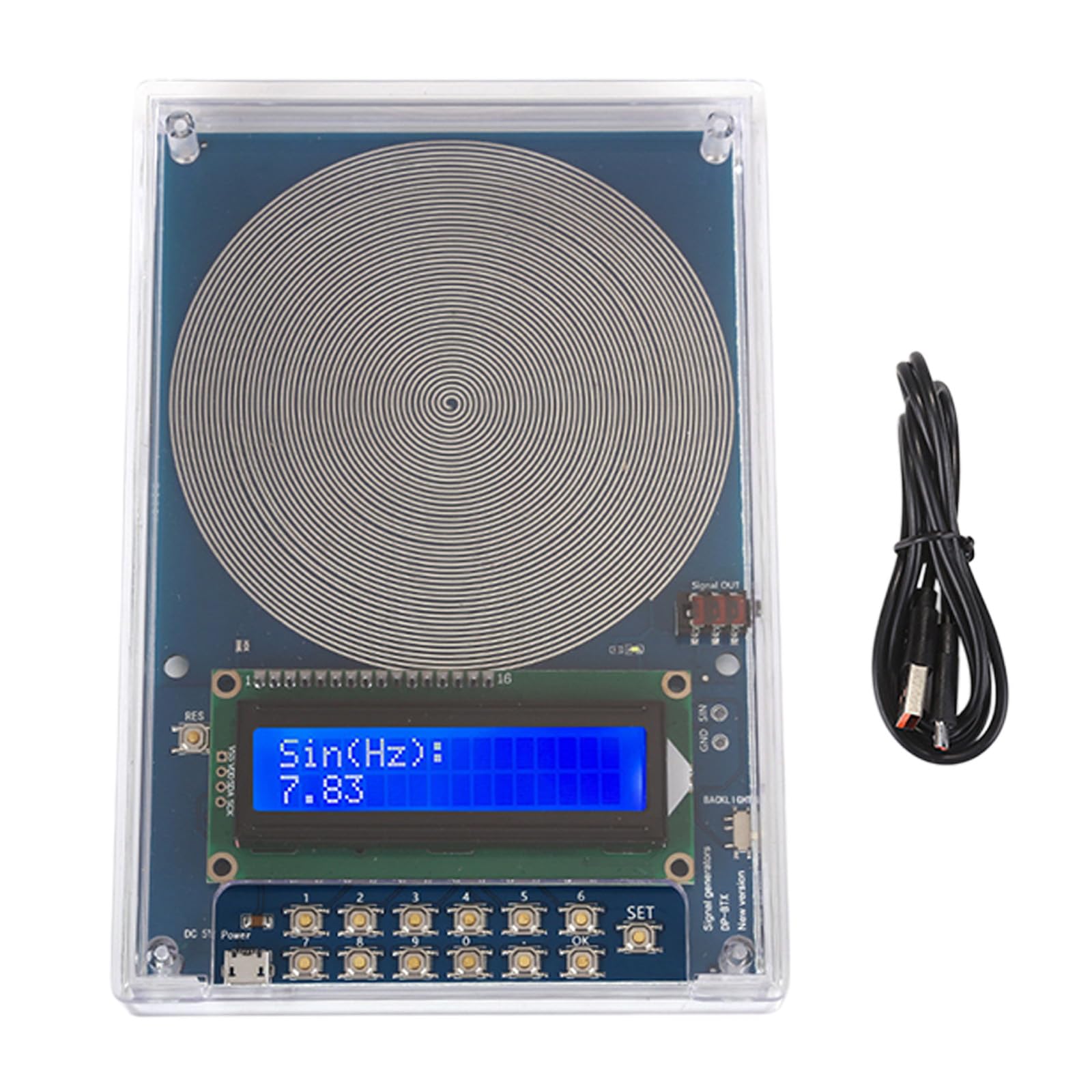 WEILWH Portable Programmable Generator 0.01 To 100000Hz For Space Optimization And Relaxation Frequency Generator