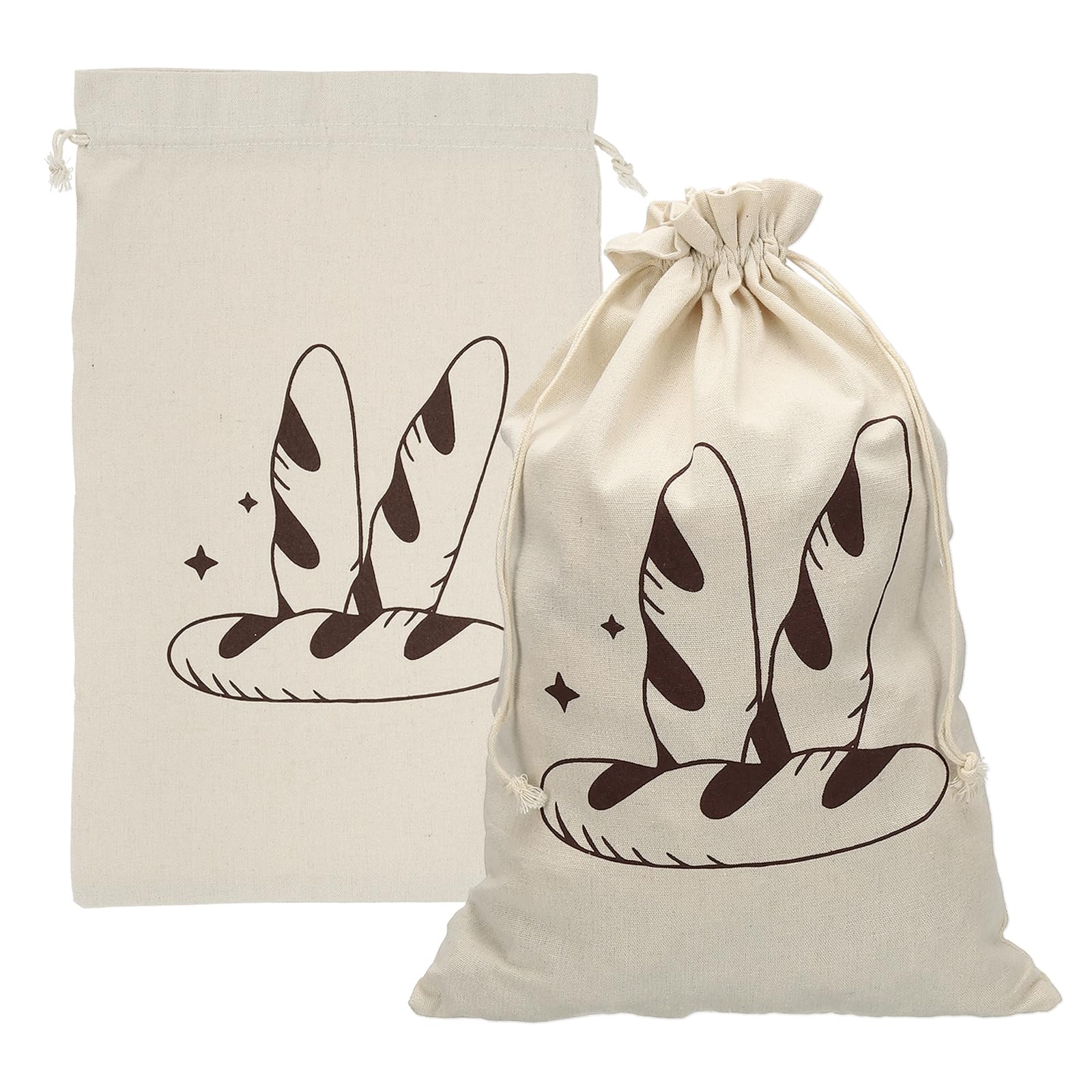 Bolsas de pan de lino uxcell transpirables con cera de abeja para conservar masa madre