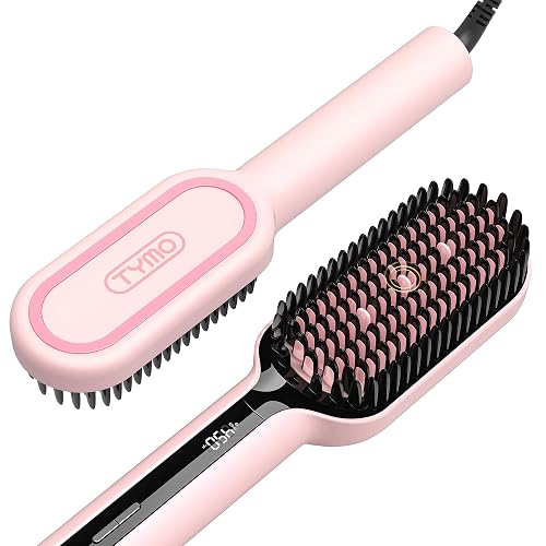 TYMO Hair Straightener Brush (Pink)
