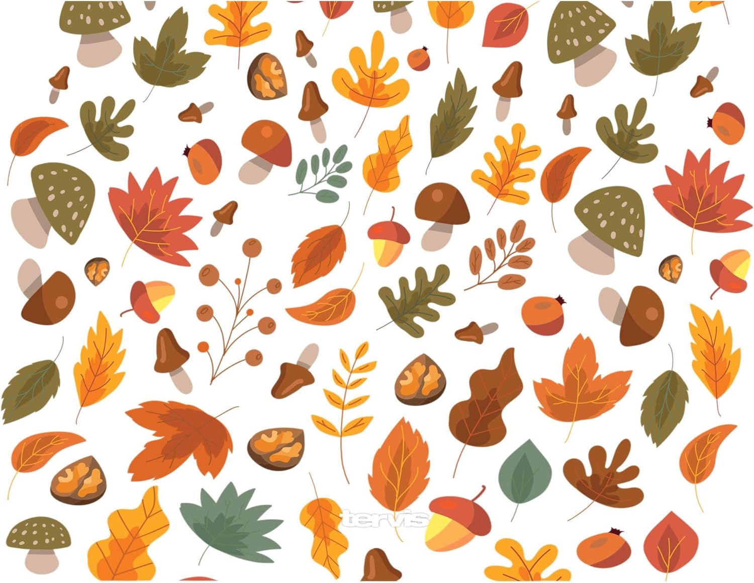 Tervis Awesome Autumn Fall Leaves Made in USA Double Walled Insulated Tumbler Travel Cup Keeps Drinks Cold & Hot, 24oz, Classic - Image 2