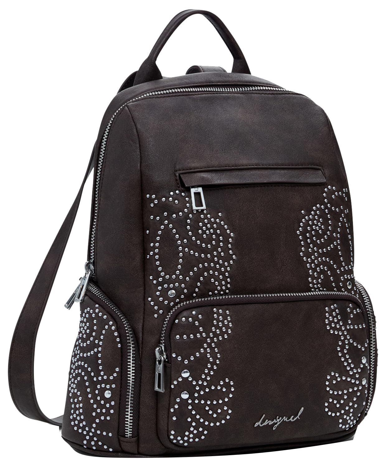 Desigual BACK_POKER FACE CHEST, U, 6009 CHOCOLATE