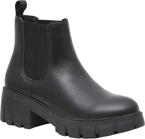 CUSHIONAIRE Botas Chelsea sin cordones Sasha para mujer + espuma viscoelástica