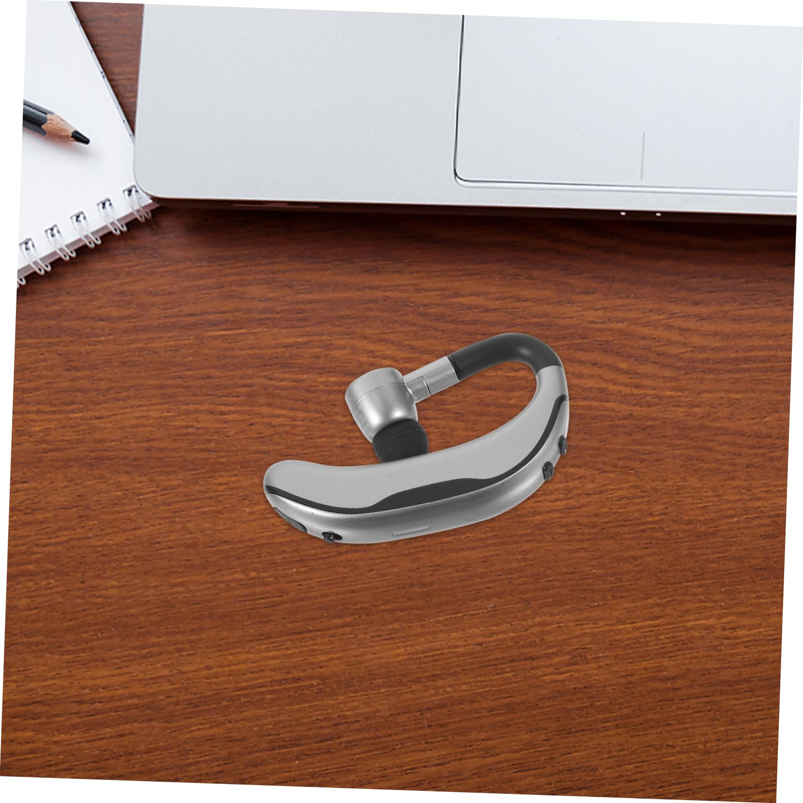 Mikinona Auricolari Sportivi Wireless Impermeabili Gancio Auricolare Regolabile, Cuffia Singola senza Fili per Uso Destro e Sinistro, Auricolari per Attività Outdoor e Chiamate
