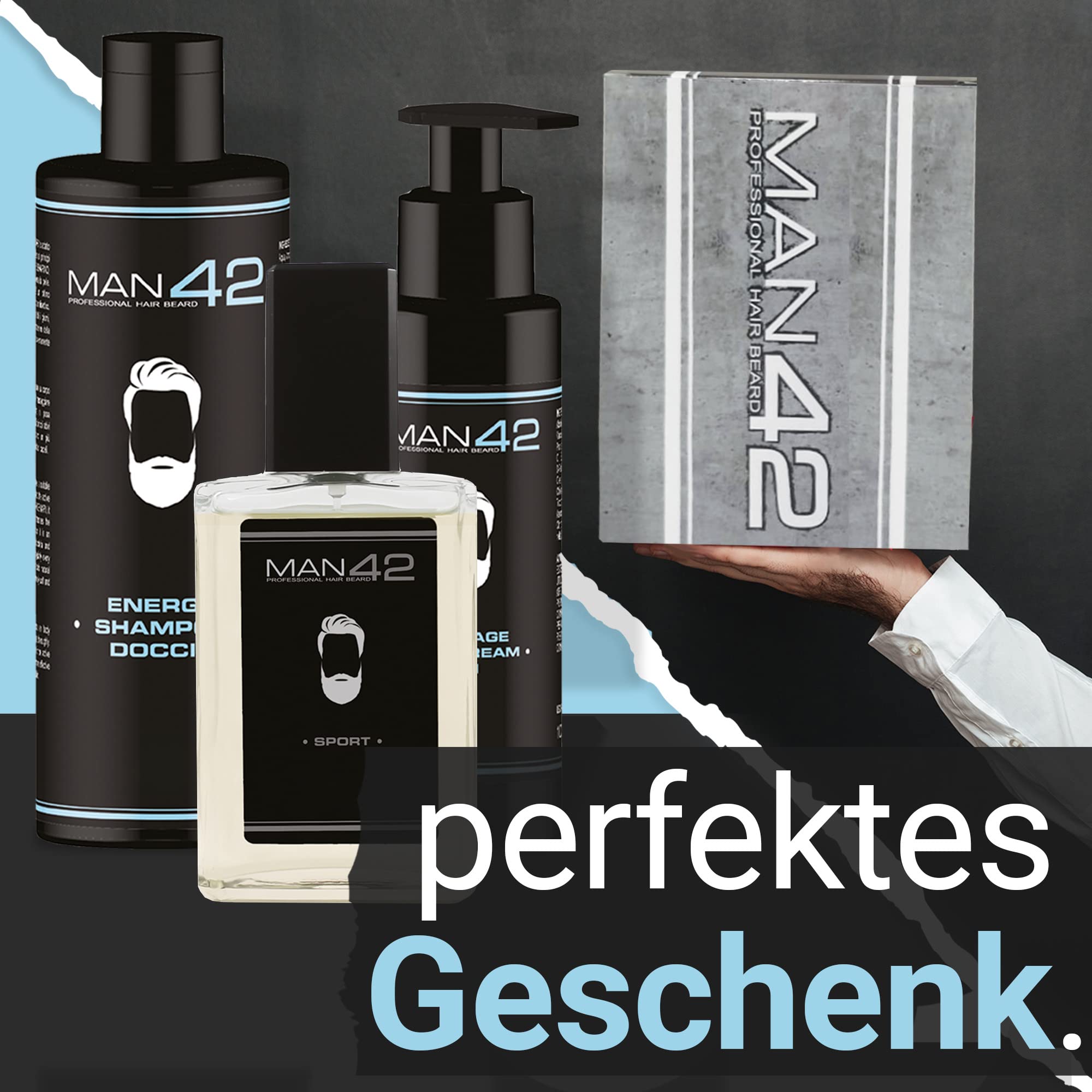 MAN42 Sport Männer Kosmetik Geschenkset - Set Gift Box
