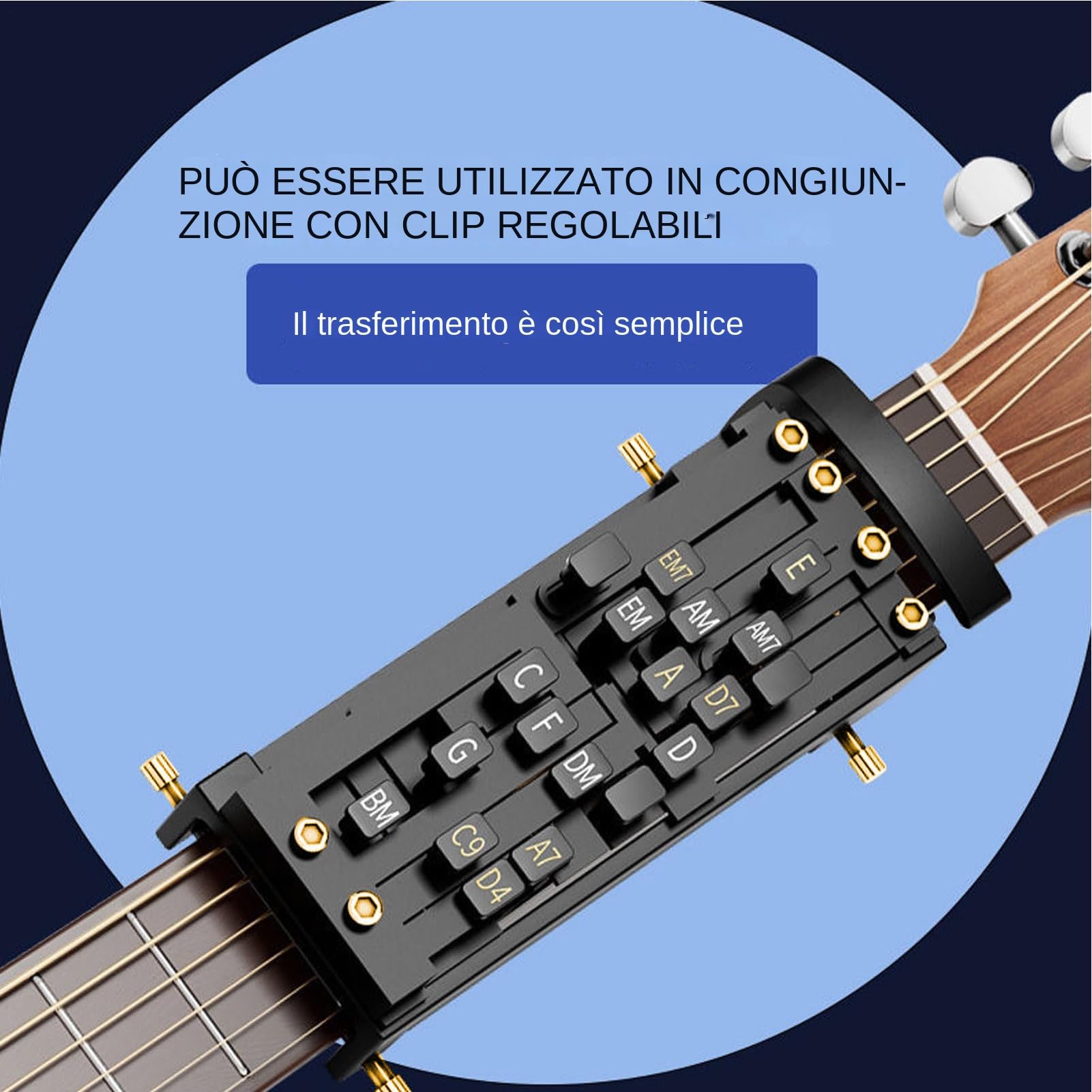 Dociskacz Akordów Gitarowych Narzędzie Dydaktyczne