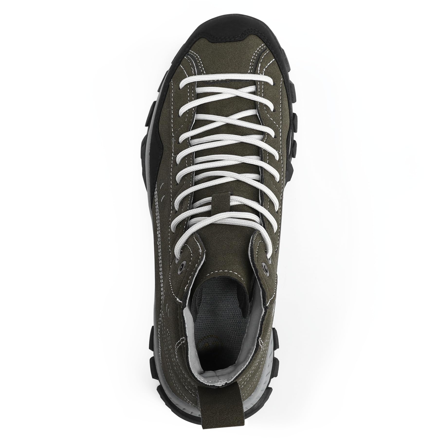 YOUTHUP Chaussures marche homme montantes antidérapantes | Dessus résistant doublure aérée semelle crantée adhérence stable style urbain pour marche ville et sorties nature légères
