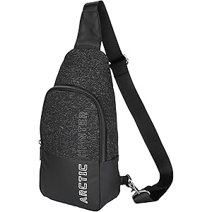 Zaino Monospalla Flintronic Uomo/Donna - Borsa A Tracolla Leggera, Impermeabile, Multitasche, Per Viaggi E Outdoor - Foto 5