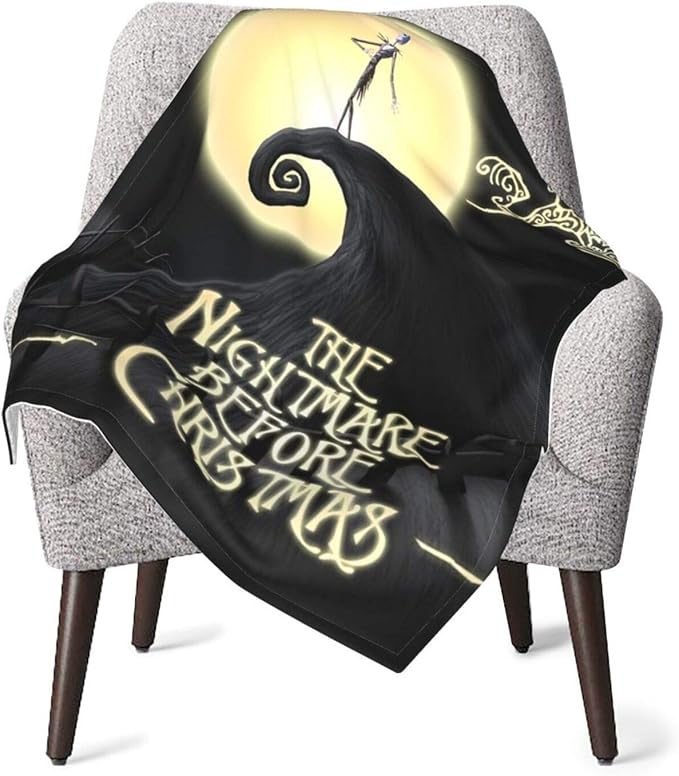 Jywdx Nightmare Before Christmas Baby Blanket Soft Warm