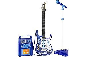 Best Choice Products Electric Kids Rock Guitar Play Set
