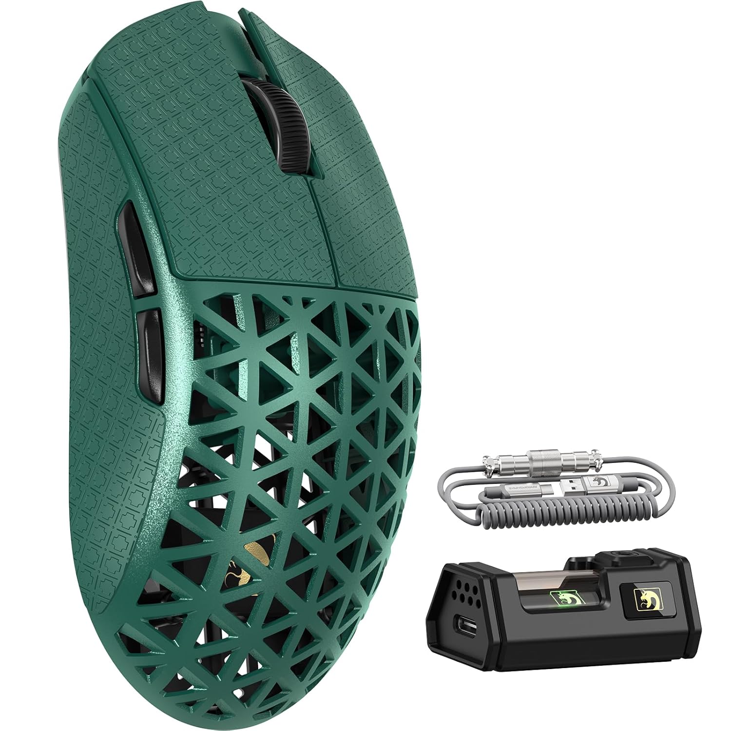 MAMBASNAKE M5 Ultra Carbon Fiber 8000Hz Wireless Gaming Mouse 39g Superlight 42000DPI PAW3950MAX Sensor Nordic 52840 MCU Chip