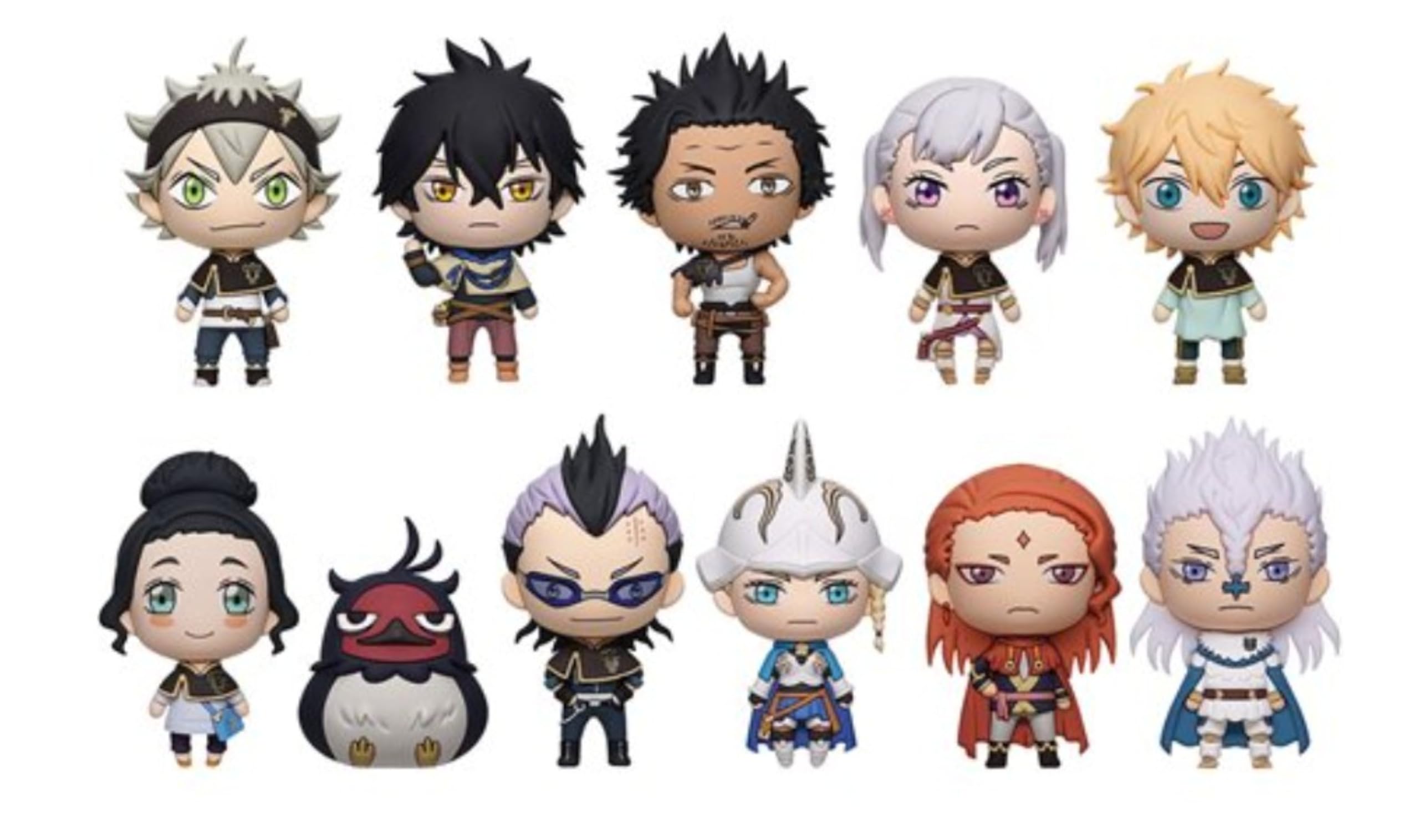 Black Clover Monogram Series 1 Clipe de bolsa de espuma 3D | 1