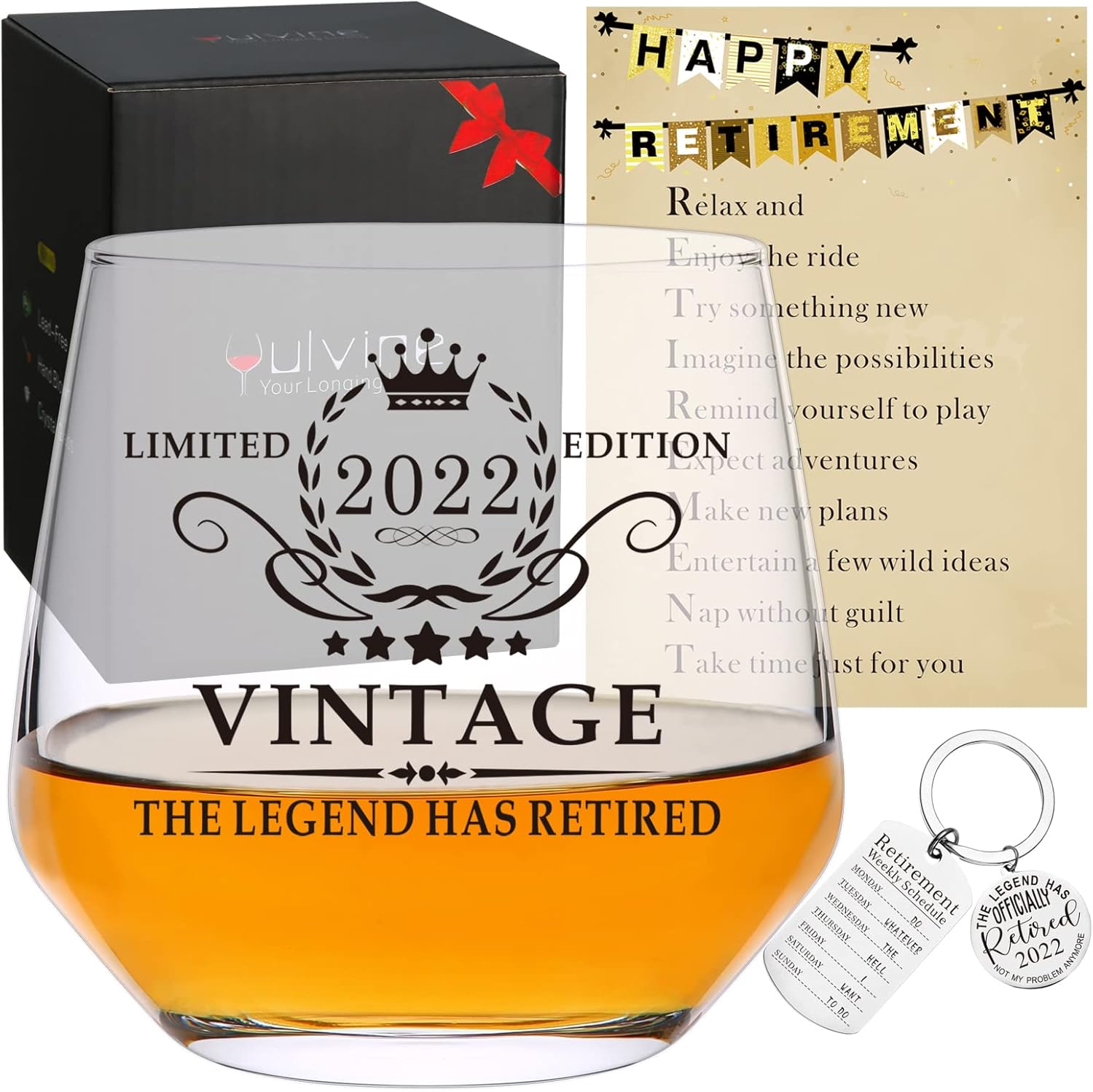 Buy Retirement Gifts For Men 2022 The Legend Has Retired Gift For Mens  Funny Unique Retirement Gifts Ideas Party Decorations For Dad Husband  Coworker Friend Boss Doctor Vintage Whiskey Glass 12Oz Online