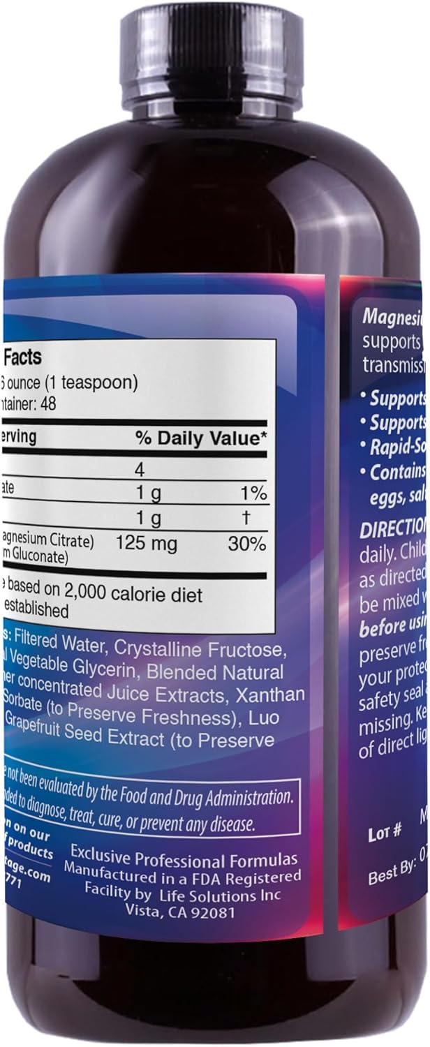 Dr’S Advantage Liquid Magnesium Supplement –for Women & Men, Non-GMO, 8 Oz [Health & Beauty]