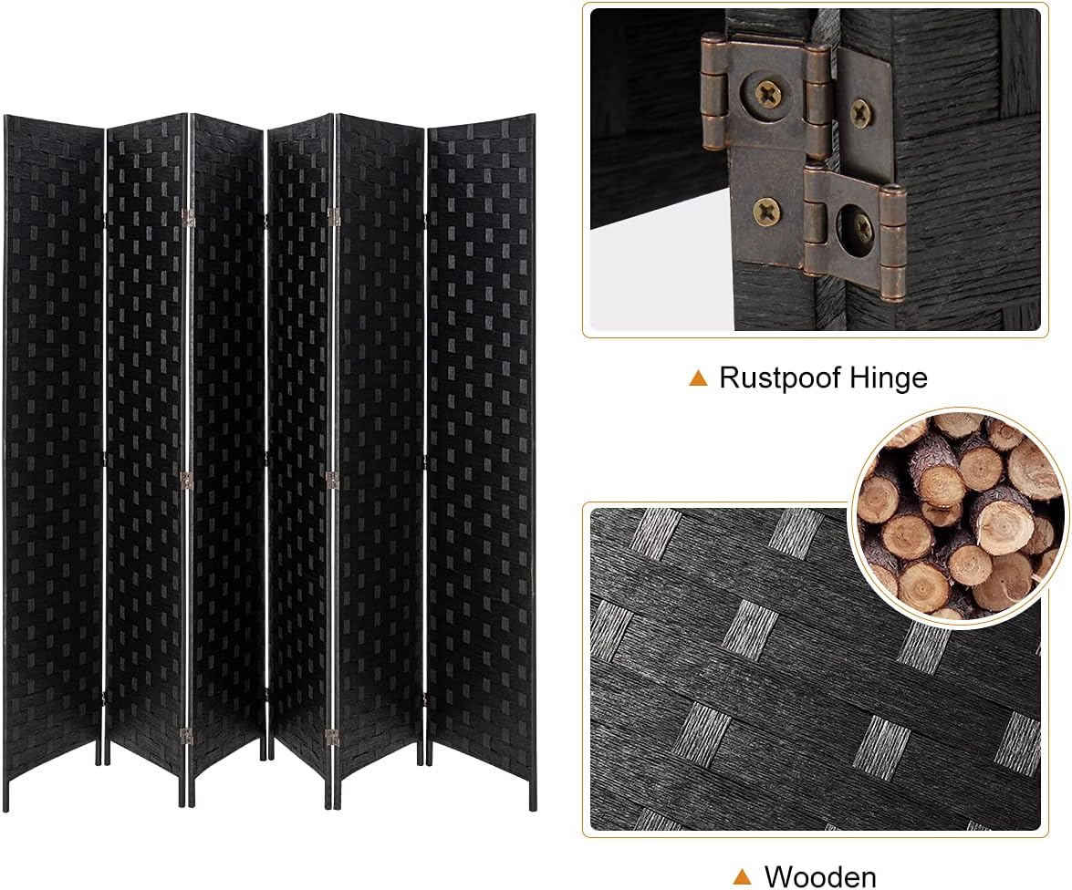 Esright 6 Panels Room Divider