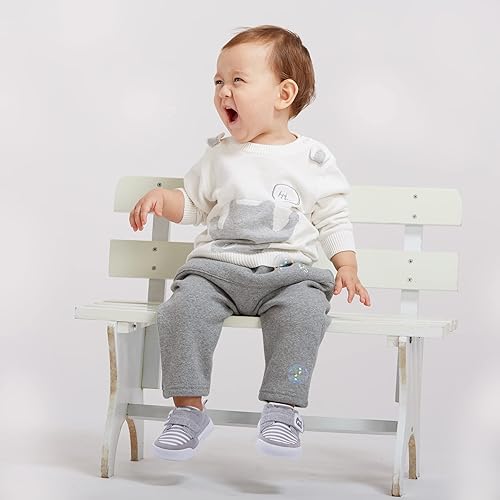 Miniatura 2 de BMCiTYBM Zapatos para bebé niño y niña, tenis antideslizantes suaves y ligeros, zapatos para caminar de primer paso, 6, 9, 12, 18, 24 meses