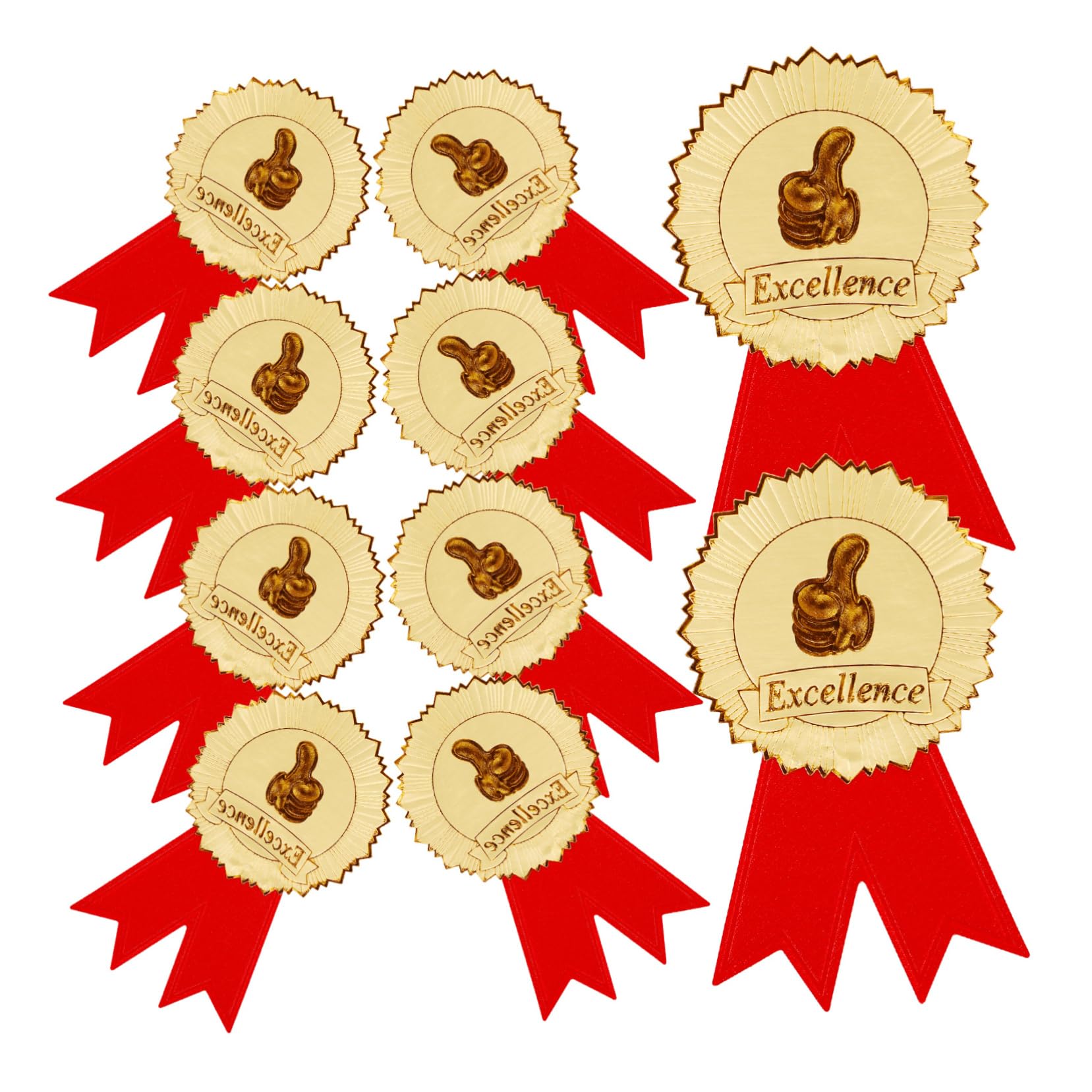 Happyyami 72sätze Zertifikatsmedaillen-stickern Mit Prägung Kreative Auszeichnungen Für Abschlussurkunden Medaillen Und Belohnungen Für Feierliche Anlässe Und Veranstaltungen