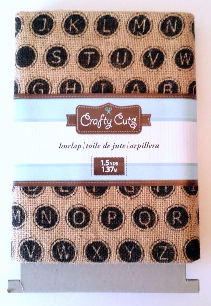 Burlap Crafty Cuts 54X47inches 100% Jute