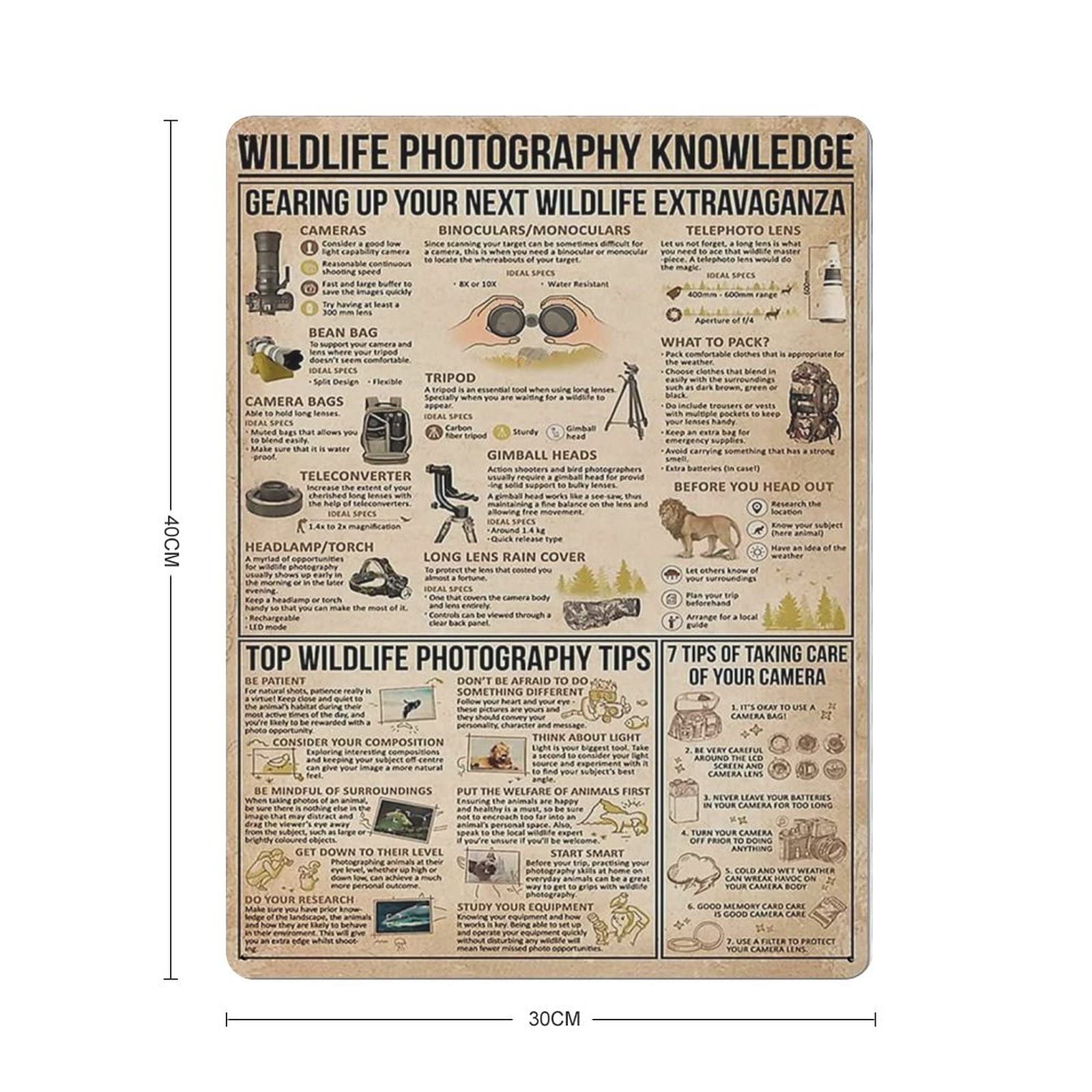 FJQWKLF Decorazioni per la casa vintage Tipi di cinghiale Targhe in metallo in metallo Cinghiale Scienza Conoscenza Targa Club scolastico Decorazione da parete per ufficio 12x16 pollici
