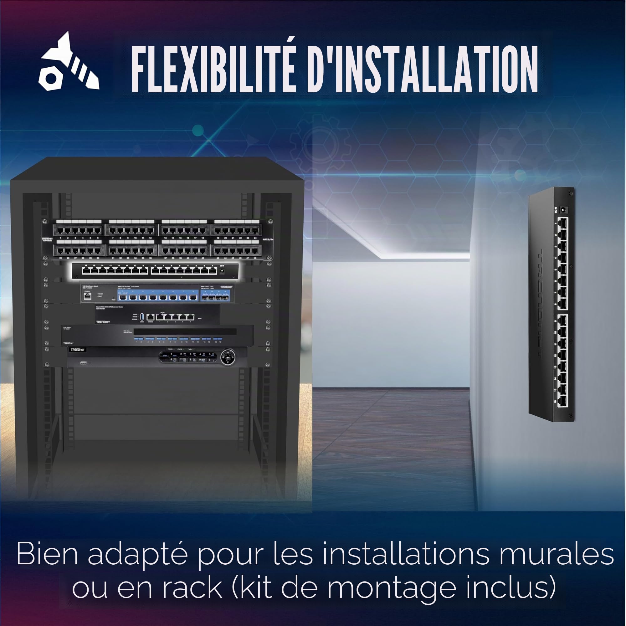 Trendnet 16-Port Unmanaged 2.5g Desktop (teG-S3160)