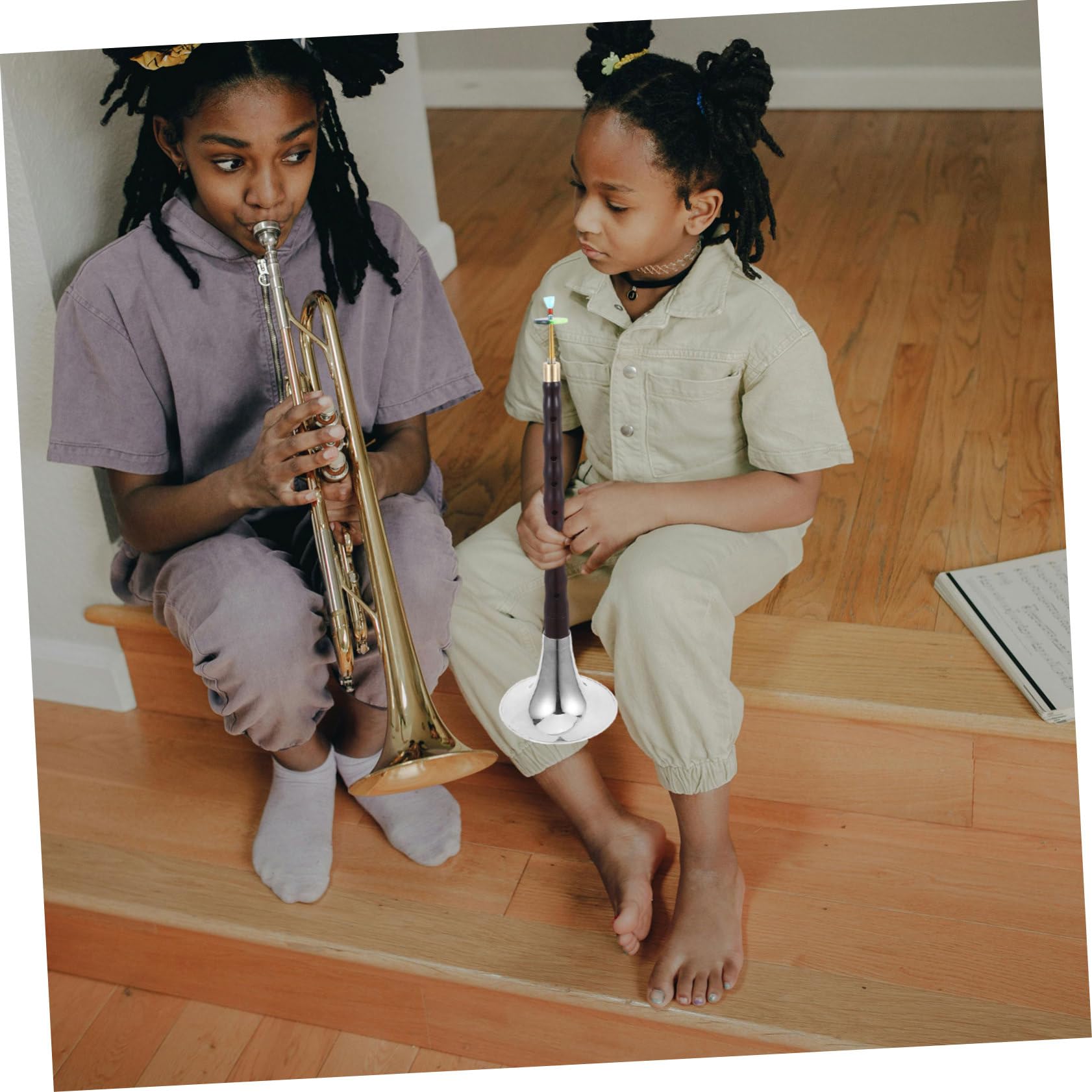 ERINGOGO Suona Instrument à Vent en Fer et Cuivre Léger pour Débutants Apprentissage Pratique Musicale