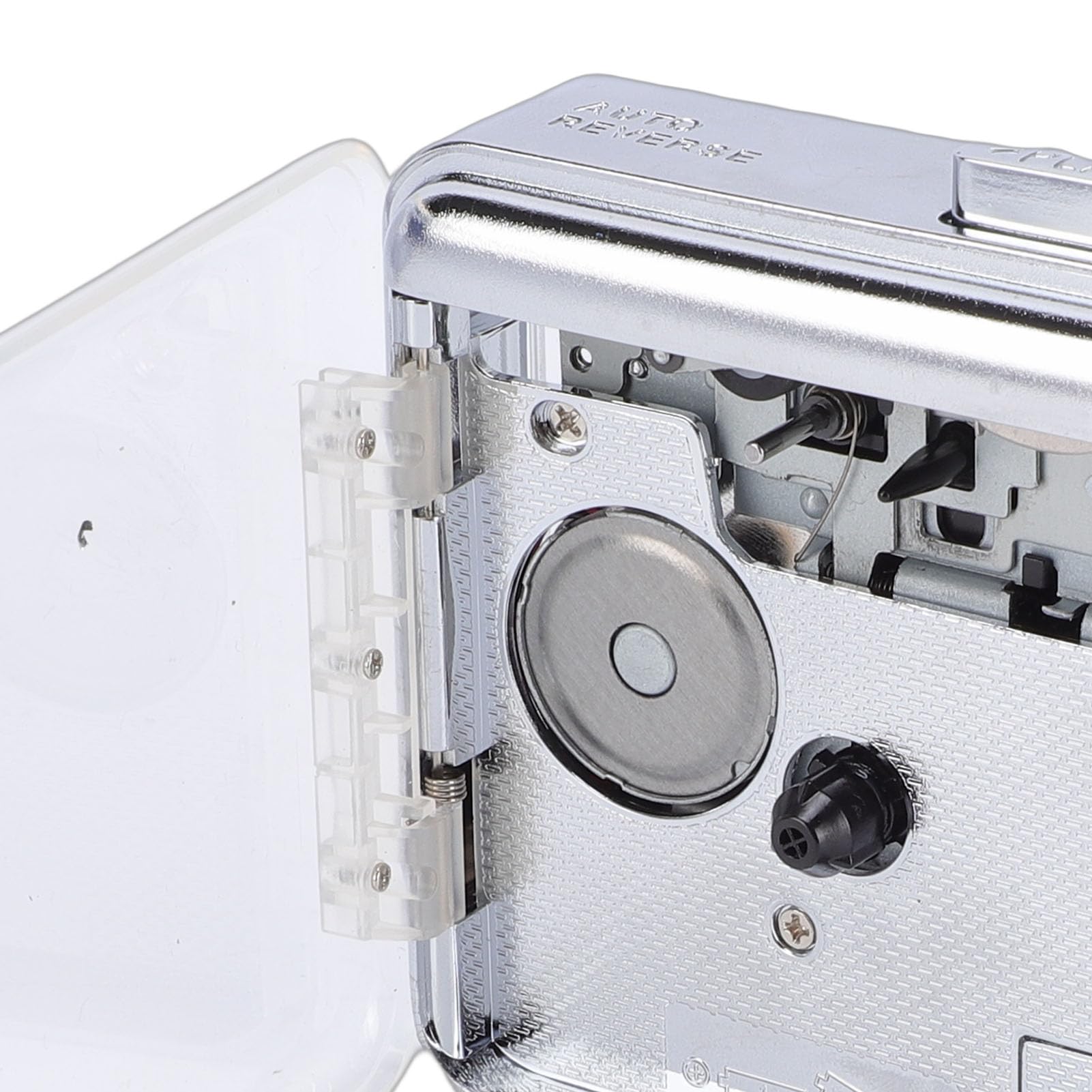 Fockety Lettore di Cassette, Convertitore USB Diretto da Cassetta a MP3 Opzioni Doppia Alimentazione Lettore di Cassette Portatile con Doppi Altoparlanti Jack per Cuffie per Appassionati di Musica