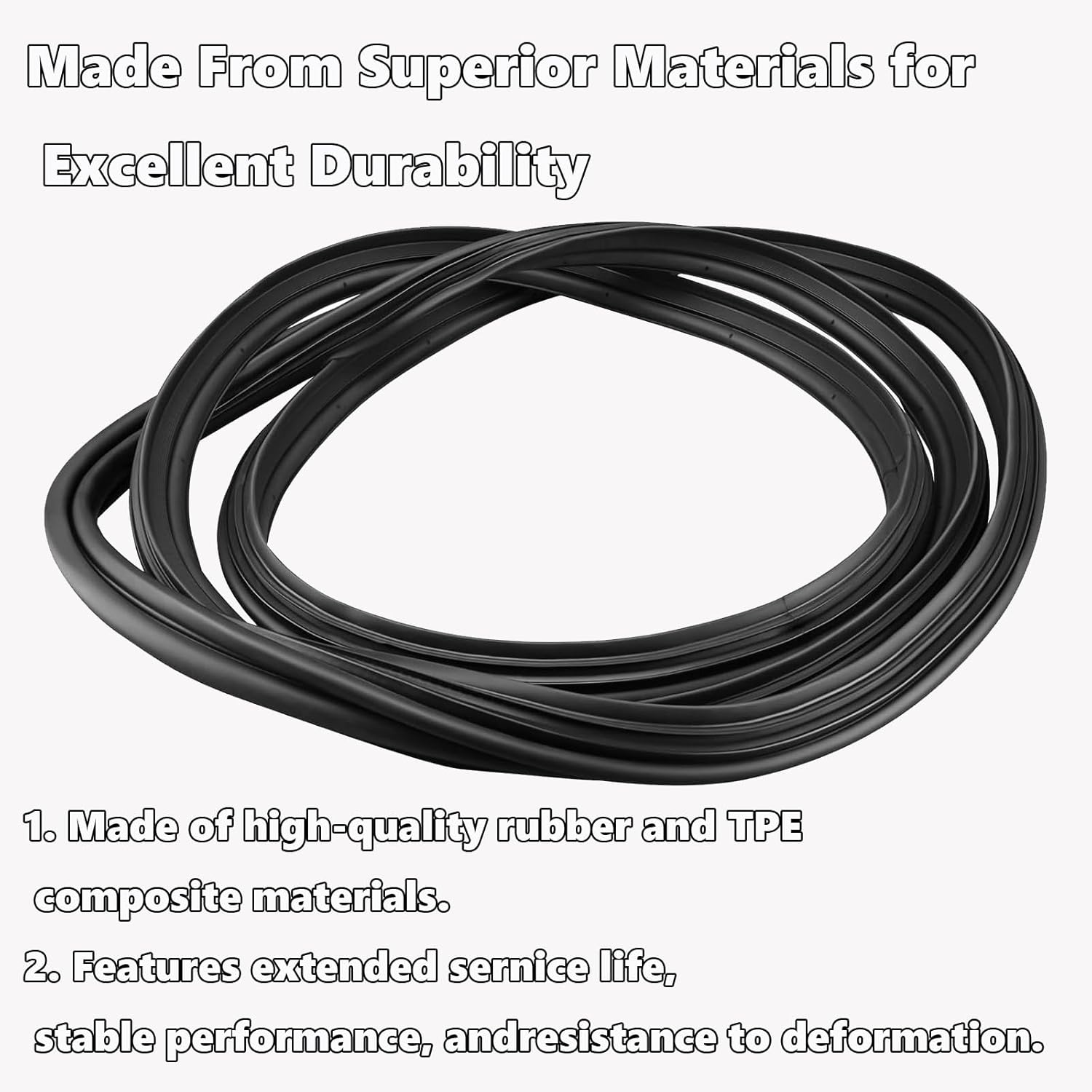 67881-35061 Rear Hatch Weatherstrip Seal - Easy to Install, Compatible with Toyota 4Runner 2010-2024, Premium Automotive Weather Stripping Replace 6788135061