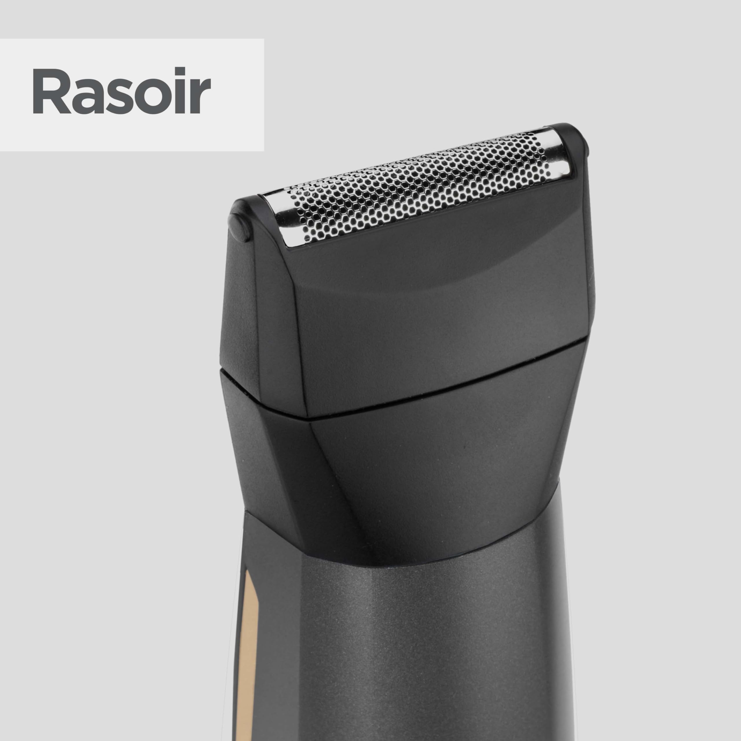 BaByliss - MT987E - Tondeuse multi-usages Graphite Precision 12 en 1- Sans fil - Lame en graphite ultra-durable - Waterproof - Pour entretenir visage et corps avec un seul appareil