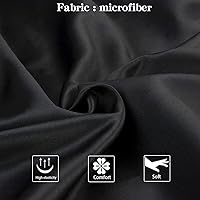 Vista 2 de NTBAY - Fundas de almohada de satén con cremallera, súper suaves y lujosas fundas de almohada