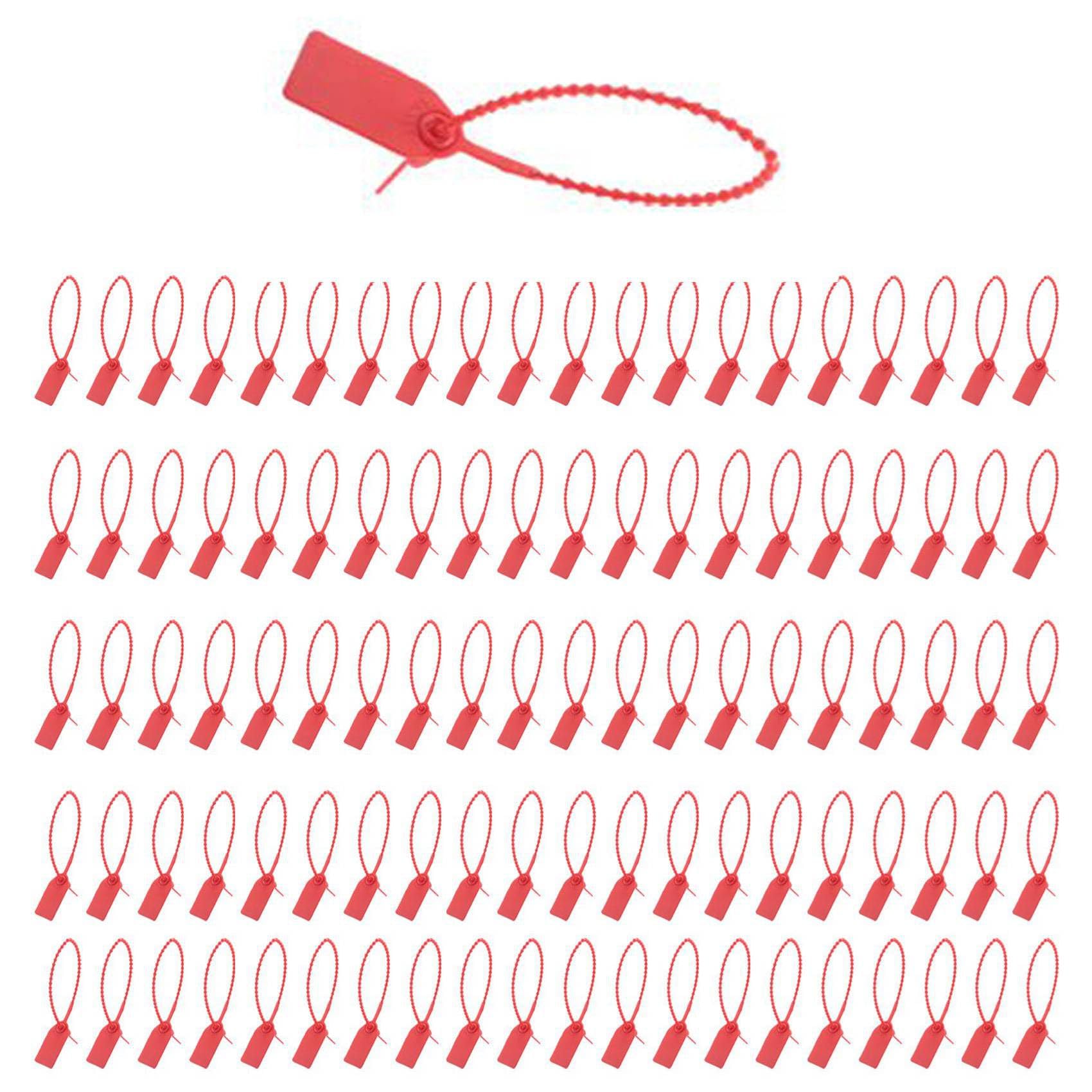 Ctrlzs 400 Plastic Tamper Seals, Numbered Zip Ties Tags,Disposable Self Locking Signage For Fire Extinguisher,Shipping,250Mm B
