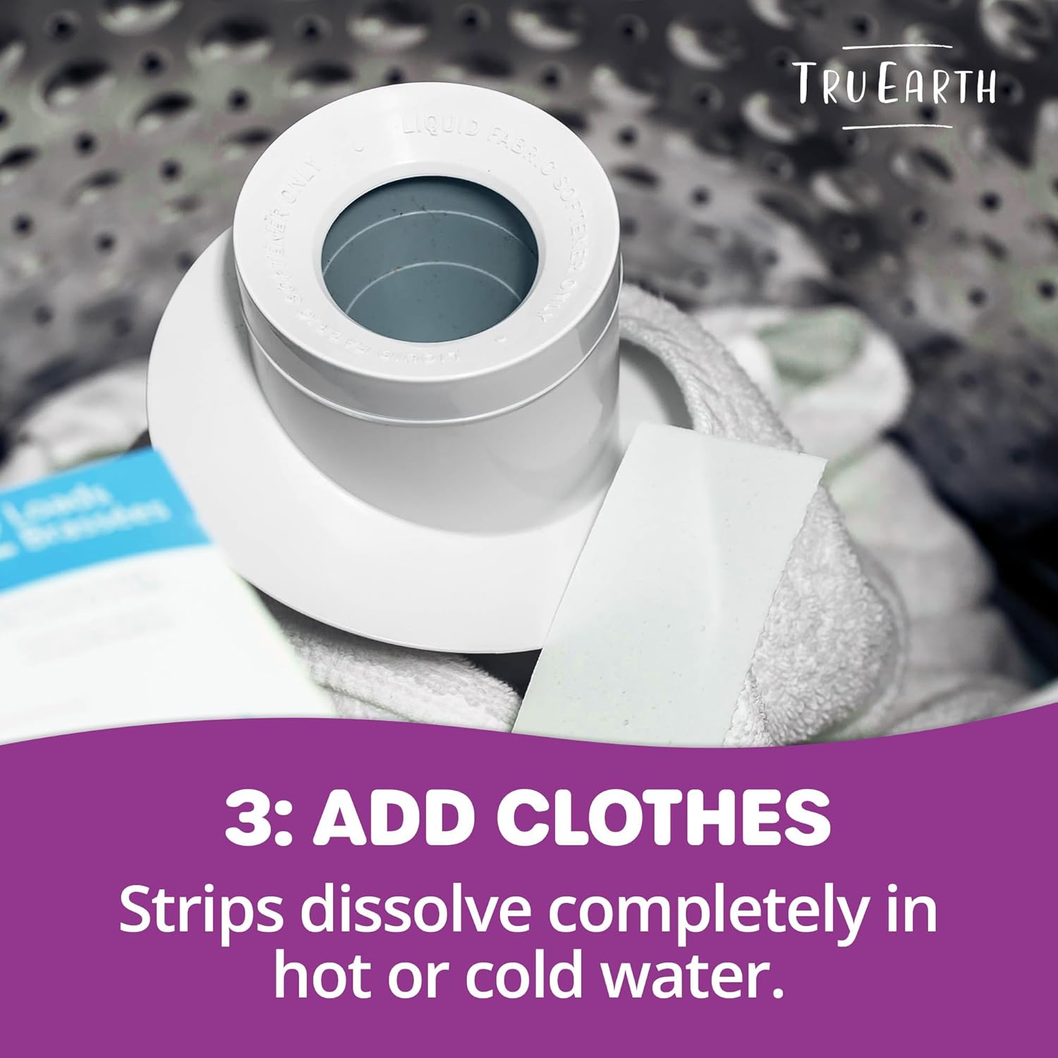 Tru Earth Compact Dry Laundry Detergent Sheets - Up to 768 Loads (384 Count) - Paraben-Free - Original Eco-Strip Liquidless Detergent, Travel Sheets - Lilac Breeze - Image 5