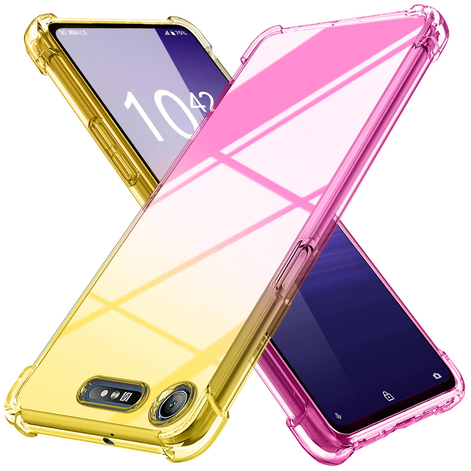 Xperia - SO-01K ピンク　+ ケース付き Amazon.co.jp: PLATA Xperia XZ1 ケース 手帳型 SO-01K / SOV36