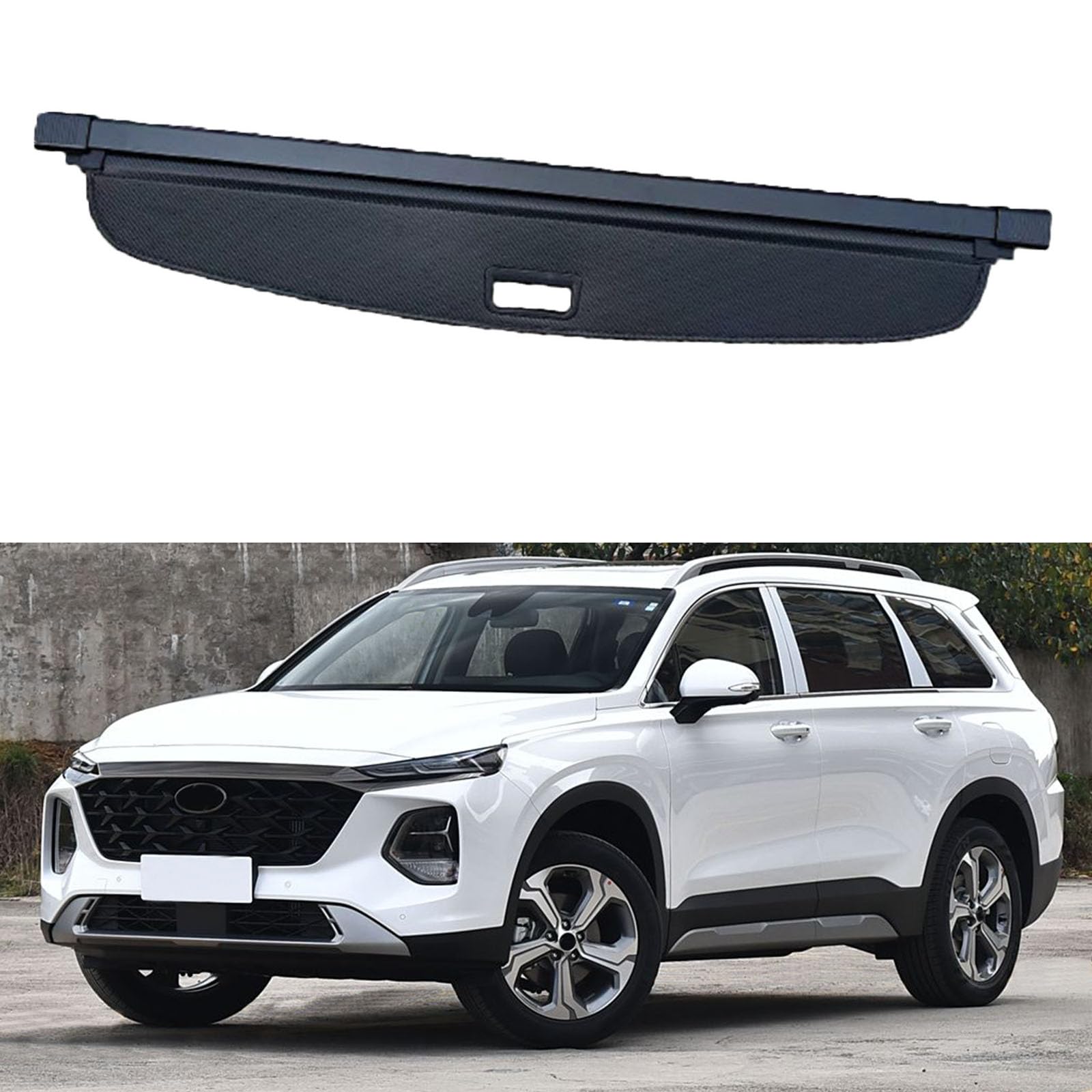 JGQFB Car privacy screen,Compatible with Hyundai Shengda Santa Fe 2019-2023,Auto Parts