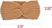 DRESHOW Boho Fejpánt Szett 10db, Nyomott Mintás Hajpánt Lányoknak, Csomózott Rugalmas Fejkötő 3