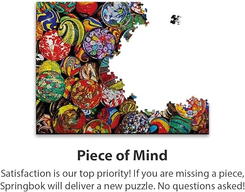 Miniatura 5 de Springbok 's Rompecabezas de 500 piezas Marble Madness - Hecho en Estados Unidos