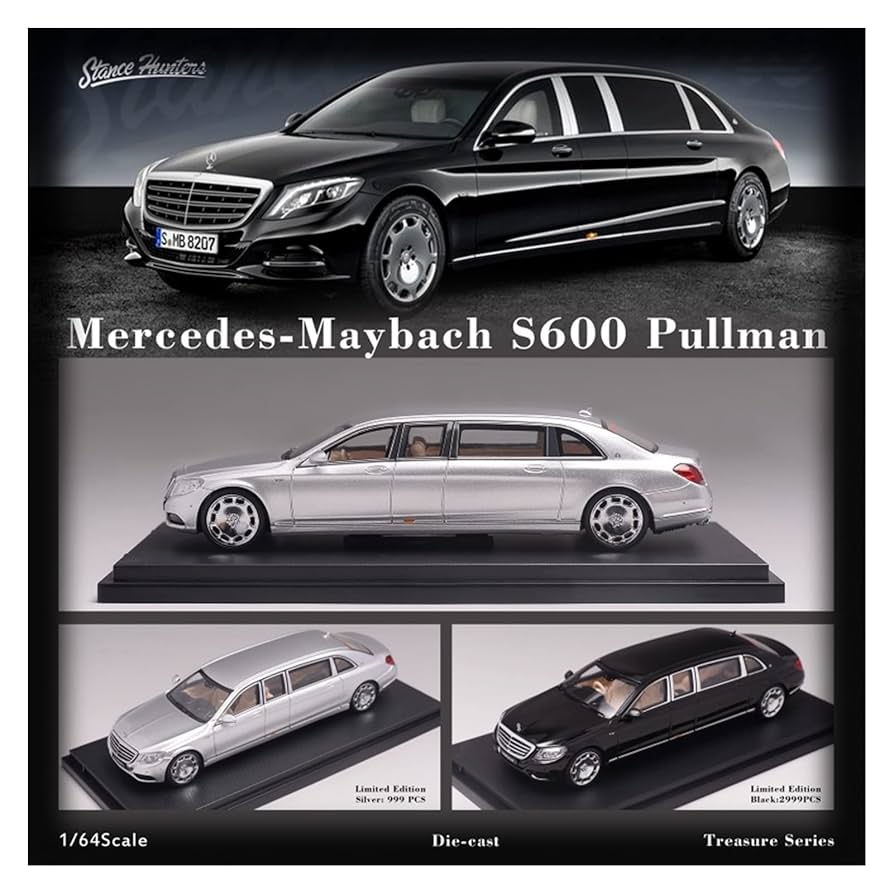 Amazon | ミニカー スケールモデルカー 1/64マイバッハS600