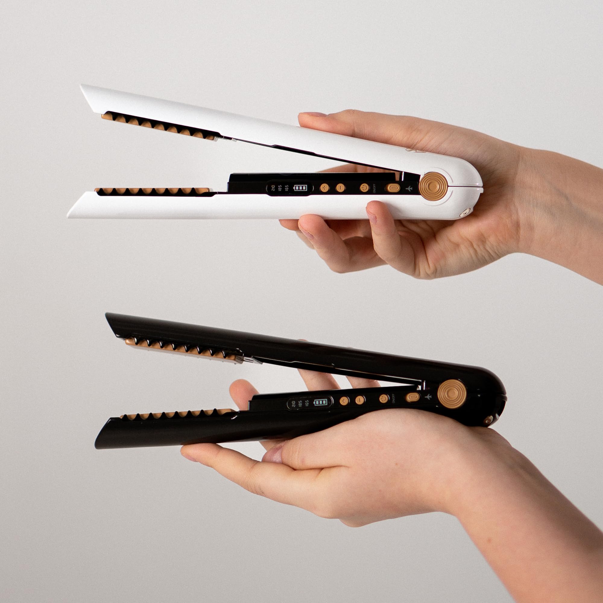 Prostownica Bezprzewodowa do Włosów SkinVibe Luna Wireless Biała