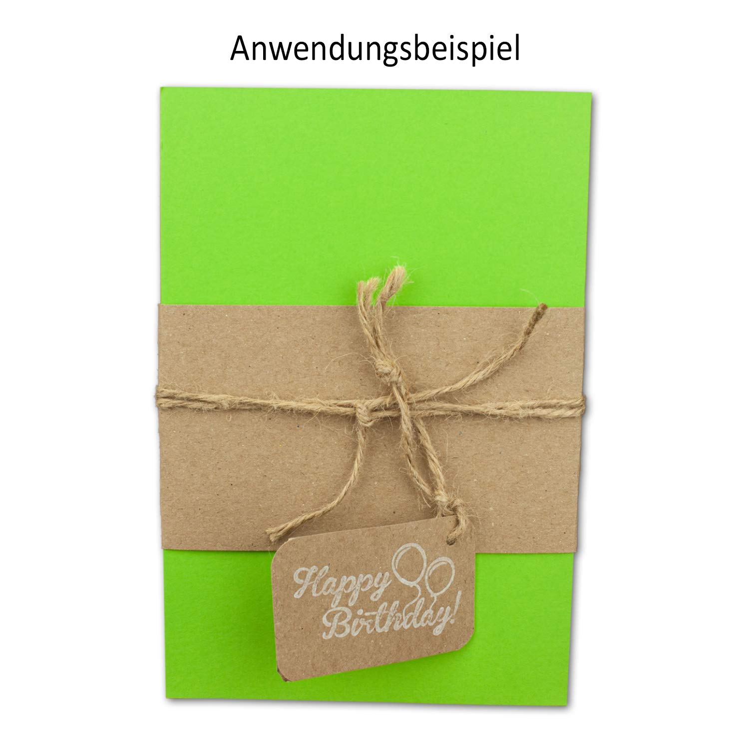Gustav Neuser - Lote de 300 tarjetas plegables de colores surtidos (aprox. DIN B6-11,4 x 17 cm)