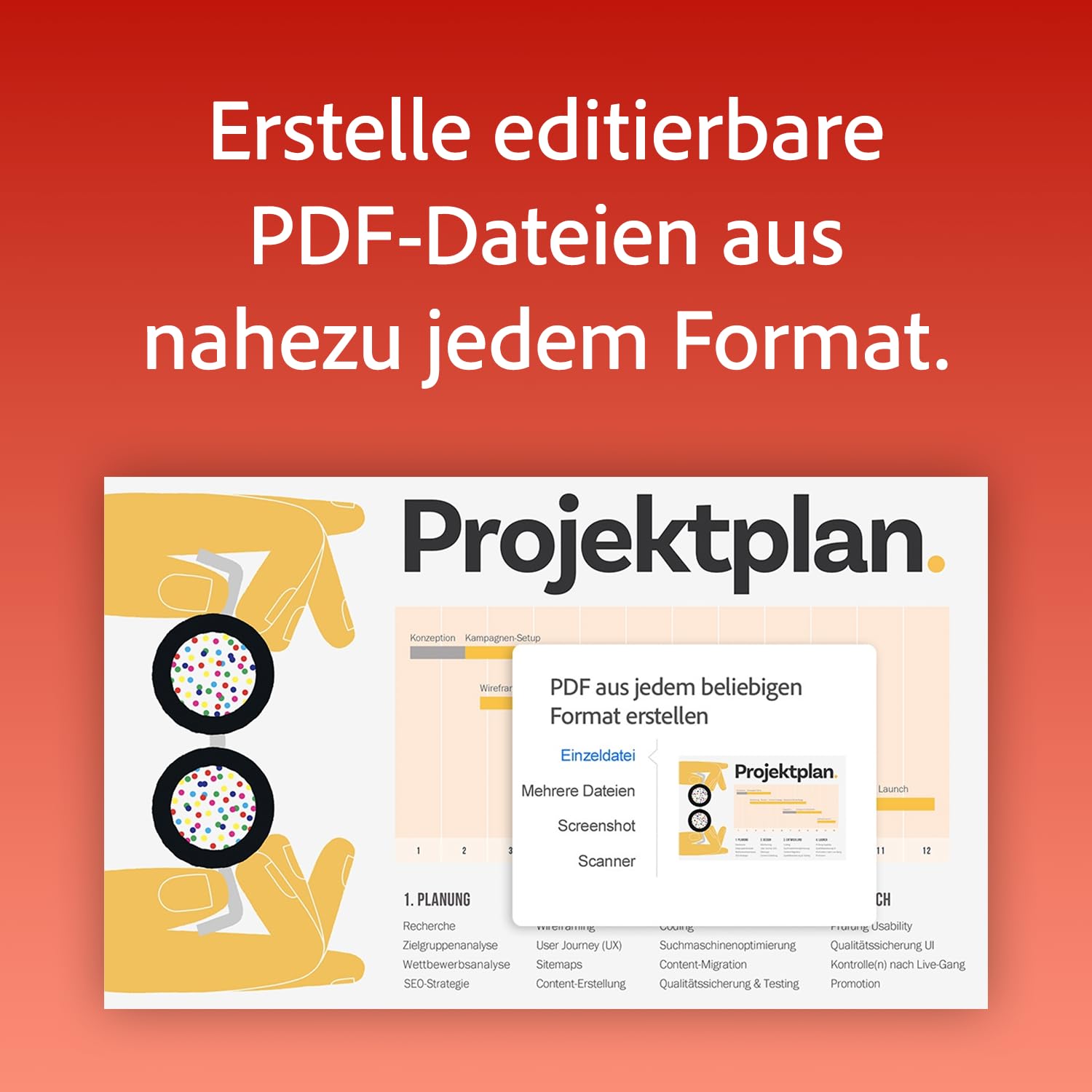 Adobe Acrobat Pro|1 Jahr| PC/Mac|Digital Download