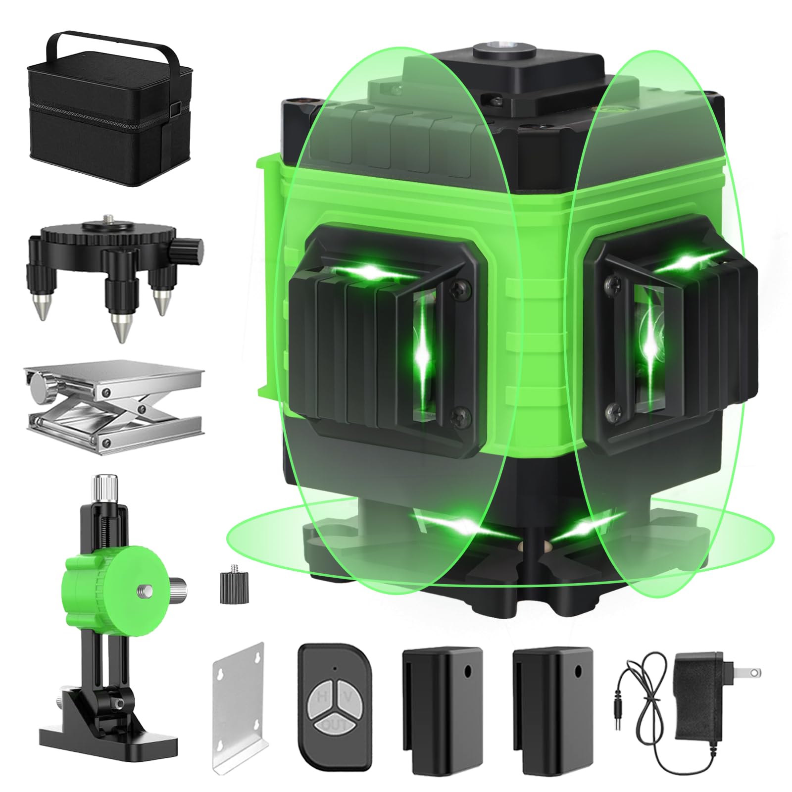 EODOJU Laser Level, Laser Level Self Leveling Tool with Rechargeable Battery