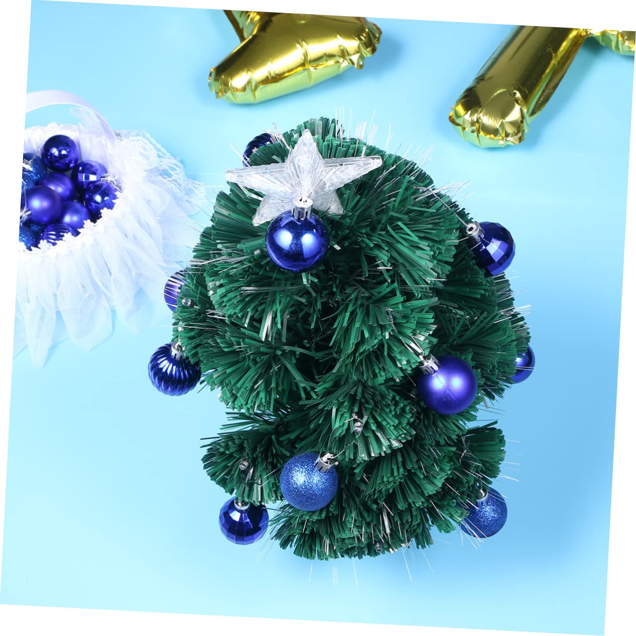 TOPBATHY 102 STK Weihnachtskugeln zum Aufhängen Kugelschmuck für den Weihnachtsbaum Weihnachten Weihnachtsfeiertage christbaumkugeln weihnachtsbaumkugeln Weihnachtsbaum hängende Kugeln Blue